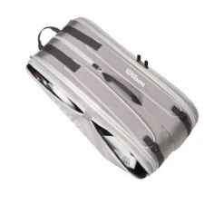Wilson Tennis-Racketbag Tour (Schlägertasche, 2 Hauptfächer) 2023 Steingrau 12er -Deutschland Our Tennis Gear Verkaufs-Shop Wilson WR8022001 Tour 12PK Schlaegertasche206 1200x1200 1