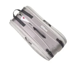Wilson Tennis-Racketbag Tour (Schlägertasche, 2 Hauptfächer) 2023 Steingrau 12er -Deutschland Our Tennis Gear Verkaufs-Shop Wilson WR8022001 Tour 12PK Schlaegertasche207 1200x1200 1