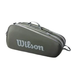 Wilson Tennis-Racketbag Tour (Schlägertasche, 2 Hauptfächer) 2023 Dunkelgrün 6er -Deutschland Our Tennis Gear Verkaufs-Shop Wilson WR8022501 Tour 6PK Tasche202 1200x1200 1