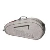Wilson Tennis-Racketbag (Schlägertasche, 1 Hauptfach) Team 2023 Grau 3er