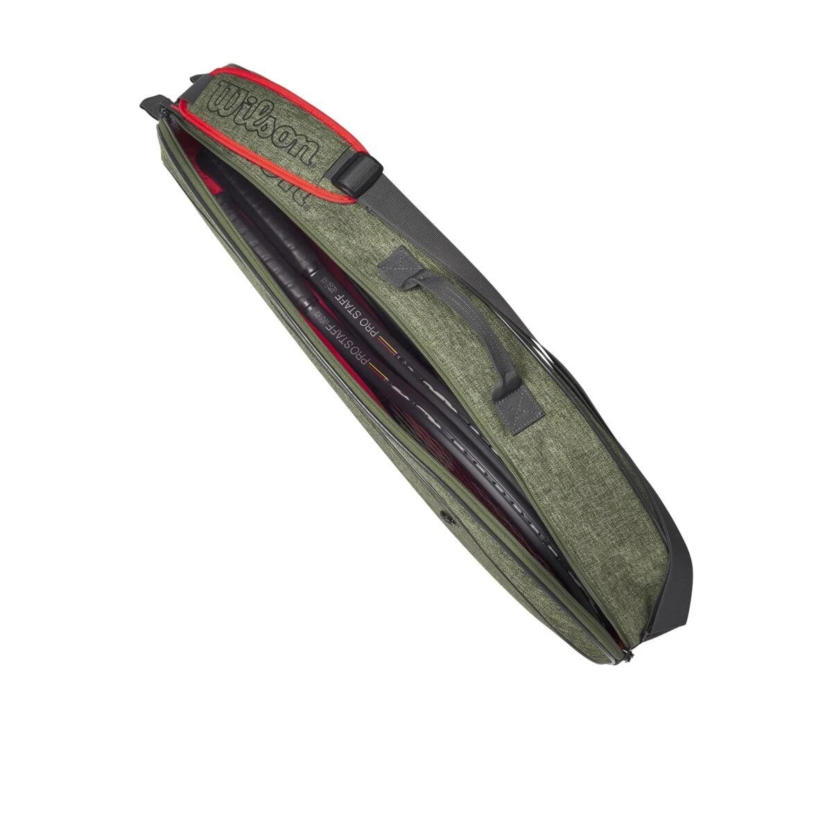 Wilson Tennis-Racketbag (Schlägertasche, 1 Hauptfach) Team 2023 Dunkelgrün 3er 5 Wilson Tennis-Racketbag (Schlägertasche, 1 Hauptfach) Team 2023 Dunkelgrün 3er – Bild 5