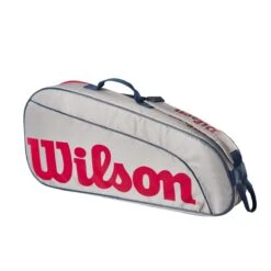 Wilson Tennis-Racketbag Kinder/Junior (Schlägertasche, 1 Hauptfach) 2023 Grau 3er -Deutschland Our Tennis Gear Verkaufs-Shop Wilson WR8023901 3PK Tasche202 1200x1200 1