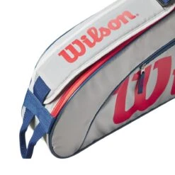 Wilson Tennis-Racketbag Kinder/Junior (Schlägertasche, 1 Hauptfach) 2023 Grau 3er -Deutschland Our Tennis Gear Verkaufs-Shop Wilson WR8023901 3PK Tasche205 1200x1200 1