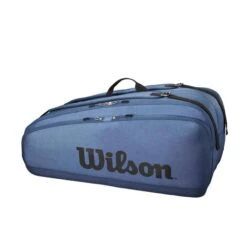 Wilson Tennis-Racketbag Ultra Tour (Schlägertasche, 2 Hauptfächer) 2023 Blau 12er