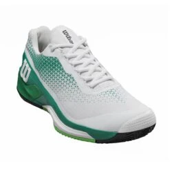 Wilson Tennisschuhe Rush Pro 4.0 Clay/Sandplatz 2023 Weiss/grĂŒn Herren