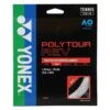 Besaitung Mit Tennissaite Yonex Poly Tour Rev (Haltbarkeit+Spin) Weiss
