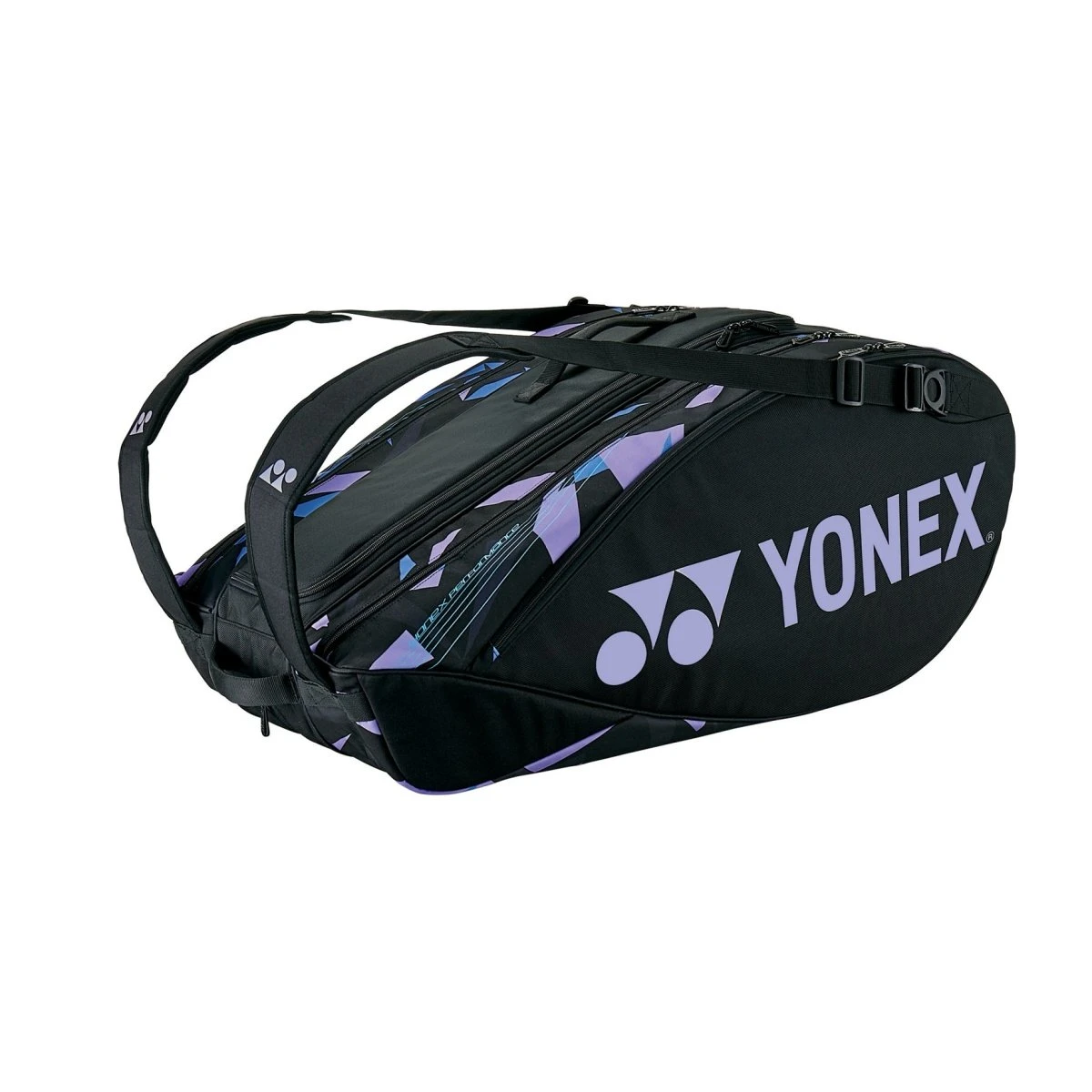 Yonex Racketbag Pro Racquet 2023 (Schlägertasche, 3 Hauptfächer, Therrmofach) Violett/schwarz 9er 1 Yonex Racketbag Pro Racquet 2023 (Schlägertasche, 3 Hauptfächer, Therrmofach) Violett/schwarz 9er