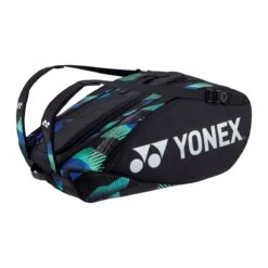 Bestseller 10 Yonex Racketbag Pro Racquet 2023 (SchlĂ€gertasche, 3 HauptfĂ€cher, Thermofach) Schwarz/grĂŒn 12er