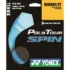 Besaitung Mit Tennissaite Yonex Poly Tour Spin (Haltbarkeit+Spin) Hellblau