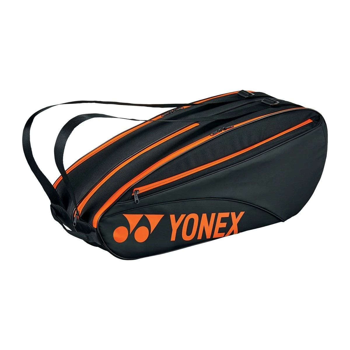 Yonex Racketbag Team Raquet 2023 (Schlägertasche, 2 Hauptfächer) Schwarz/orange 6er 1 Yonex Racketbag Team Raquet 2023 (Schlägertasche, 2 Hauptfächer) Schwarz/orange 6er