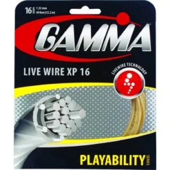 Besaitung Mit Tennissaite Gamma Live Wire XP