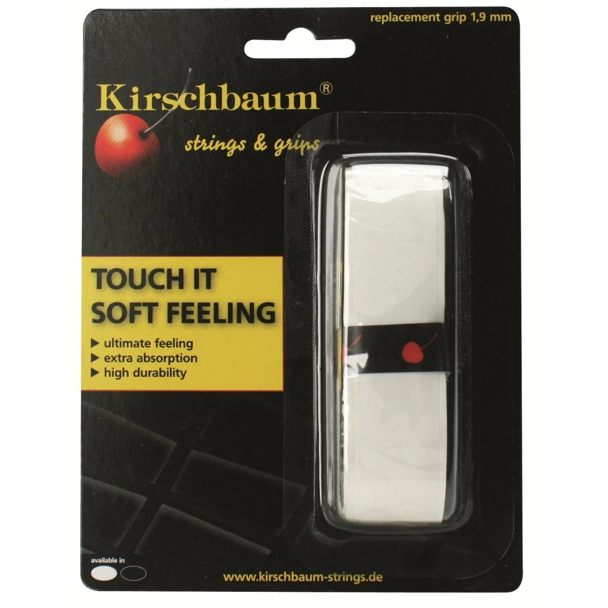Kirschbaum Basisband Touch It Soft Feeling 1.9mm Weiss - 1 Stück 1 Kirschbaum Basisband Touch It Soft Feeling 1.9mm Weiss - 1 Stück