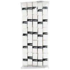 Wilson Overgrip Pro 0.6mm (Komfort/glatt/leicht Haftend) Weiss 50er Clip-Beutel