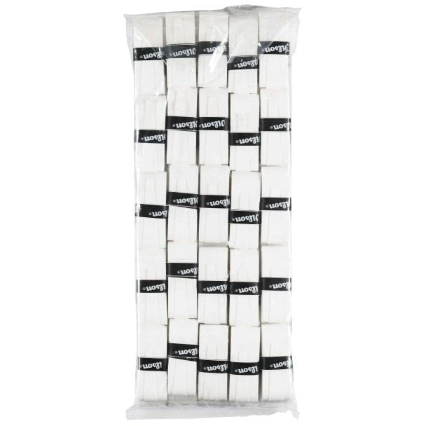 Wilson Overgrip Pro 0.6mm (Komfort/glatt/leicht Haftend) Weiss 50er Clip-Beutel 1 Wilson Overgrip Pro 0.6mm (Komfort/glatt/leicht Haftend) Weiss 50er Clip-Beutel